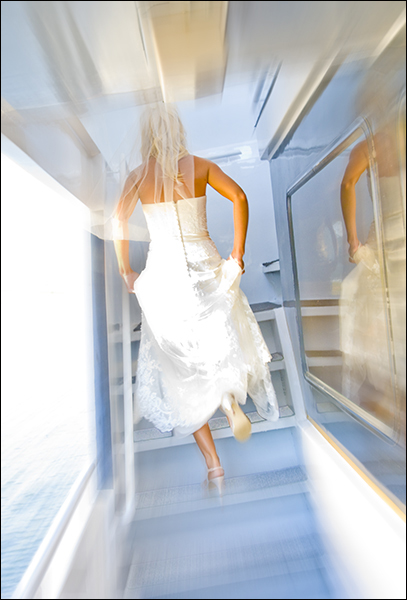 Bride on Yacht Fort Lauderdale